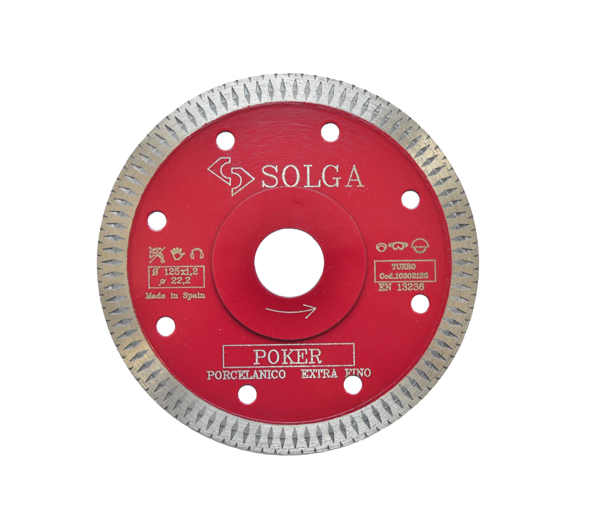 Диск алмазный Solga Diamant HARD MATERIALS 1,2мм сплошной (гранит, керамогранит) 125мм 10302125