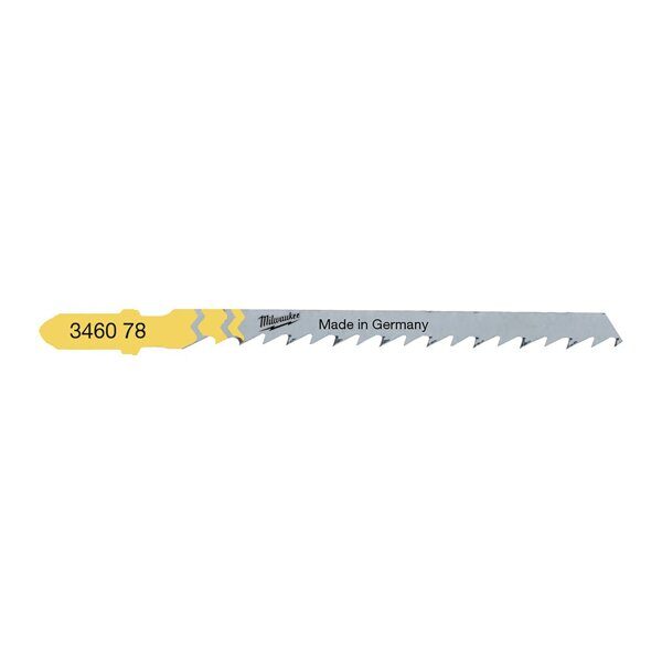 Пилка для лобзика 75 мм шаг зуба 4 мм Milwaukee 4932373492 (25 шт)