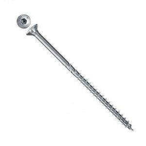 Саморез по дереву Fischer FPF CTP 6.0x280 Torx неполная резьба белый цинк 670473