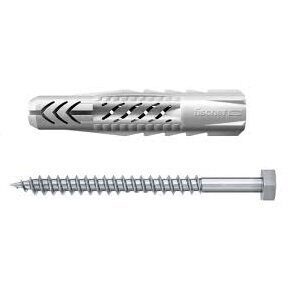 Дюбель универсальный Fischer UX 10x60 S с шурупом с шестигранной головой 90874