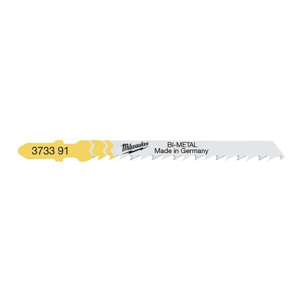 Пилка для лобзика 75 мм шаг зуба 4 мм Milwaukee 4932373391 (5 шт)
