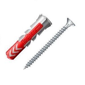 Универсальный дюбель Fischer 6x30 DUOPOWER с саморезом 534997