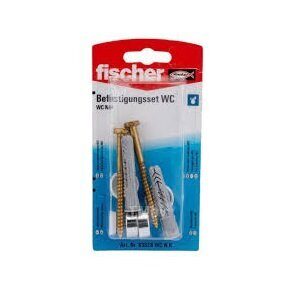 Комплект крепления унитаза Fischer WCN Белый/Хром А2 83628