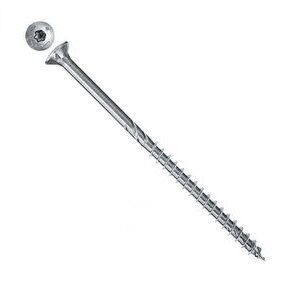 Саморез по дереву Fischer FPF CTP 6.0x90 Torx неполная резьба белый цинк 670487