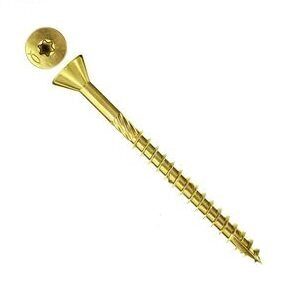 Шуруп Fischer FDF-ST 3,5х50 Torx потай специальный для крепления МДФ желтый цинк 660203