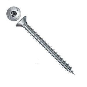 Саморез по дереву Fischer FPF CTF 3.5x16 Torx полная резьба белый цинк 670073
