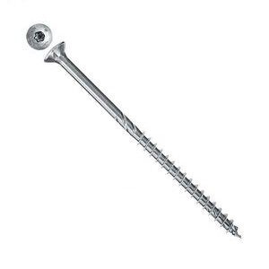 Саморез по дереву Fischer FPF CTP 5.0x90 Torx неполная резьба белый цинк 670384