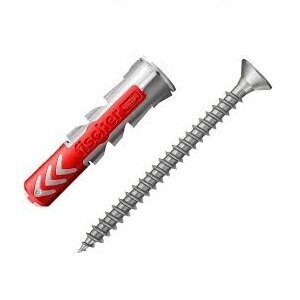 Универсальный дюбель Fischer DUOPOWER 8x40 с саморезом нерж. А2 535487