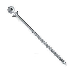 Саморез по дереву Fischer FPF CTP 6.0x200 Torx неполная резьба белый цинк 670466