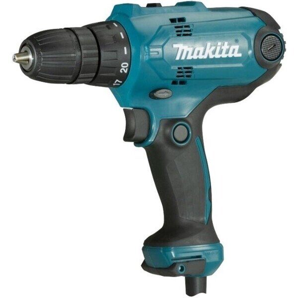 Дрель-шуруповерт MAKITA DF 0300 в кор. + набор бит (11 шт.) (320.0 В, 2 скор., 56 Нм, 1500/450 об/мин)