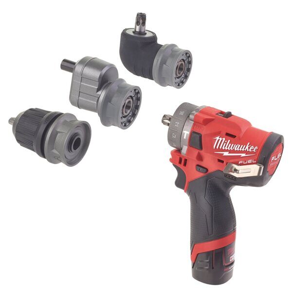 Аккумуляторная ударная дрель-шуруповерт со сменным патроном Milwaukee M12 FPDXKIT-202X 4933464138