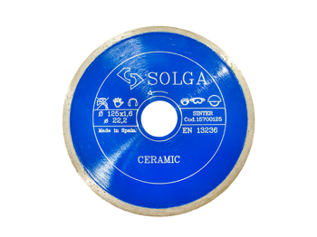 Диск алмазный Solga Diamant CERAMICS, MARBLE сплошной (керамика, мрамор) 125мм 15700125