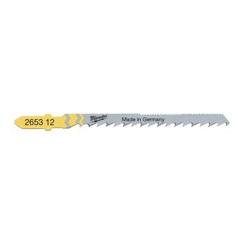 Пилка для лобзика 75 мм шаг зуба 4-1.2 Milwaukee 4932265312 (5 шт)