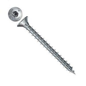 Саморез по дереву Fischer FPF CTF 3.5x20 Torx полная резьба белый цинк 670074