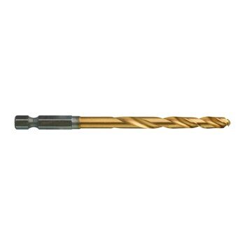 Упаковка сверл по металлу 6X105 с хвостовиком 1/4" Hex Milwaukee RED HEX HSS-TiN 4932478181