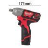 Аккумуляторный субкомпактный импульсный гайковерт с фиксацией пином Milwaukee M12 BIW12-202C 4933447133