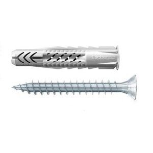 Универсальный дюбель Fischer UX 8х50 с саморезом 65 с бортом 94760