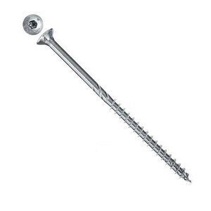 Саморез по дереву Fischer FPF CTP 6.0x120 Torx неполная резьба белый цинк 670460