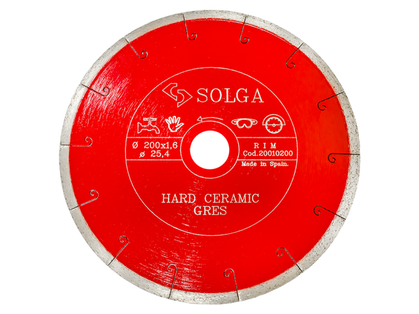 Диск алмазный Solga Diamant HARD CERAMICS сплошной (керамогранит) 350мм 20010350