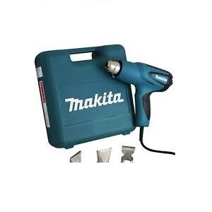 Термовоздуходувка MAKITA HG 5012 K в чем. + набор сопл (1600 Вт, 2 скор., 350-550 °С, ступенч. рег.,350-550 °С)