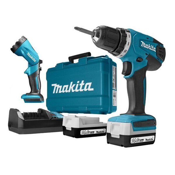 Аккумуляторная дрель-шуруповерт MAKITA DF347DWLE