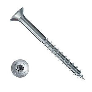 Саморез по дереву Fischer FPF CTP 3.5x30 Torx неполная резьба белый цинк 670080