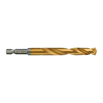 Упаковка сверл по металлу 10X120 с хвостовиком 1/4" Hex Milwaukee RED HEX HSS-TiN 4932478184