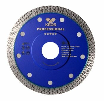 Диск алмазный KEOS Professional 1.2мм X-tile (керамогранит) 115мм DBP04.115