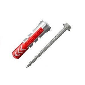 Универсальный дюбель Fischer DUOPOWER 10x50 с саморезом нерж. А2 535488