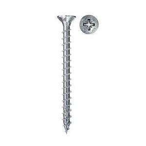 Саморез по дереву Fischer FPF CZF 4.0x40 Torx полная двойная резьба насечка белый цинк 670203