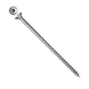 Саморез по дереву Fischer FPF CTP 6.0x140 Torx неполная резьба белый цинк 670462