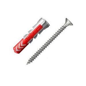 Универсальный дюбель Fischer DUOPOWER 6x50 с саморезом 537660