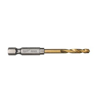 Упаковка сверл по металлу 4X71.5 с хвостовиком 1/4" Hex Milwaukee RED HEX HSS-TiN 4932478178