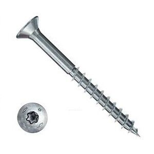 Саморез по дереву Fischer FPF CTP 5.0x70 Torx неполная резьба белый цинк 670380